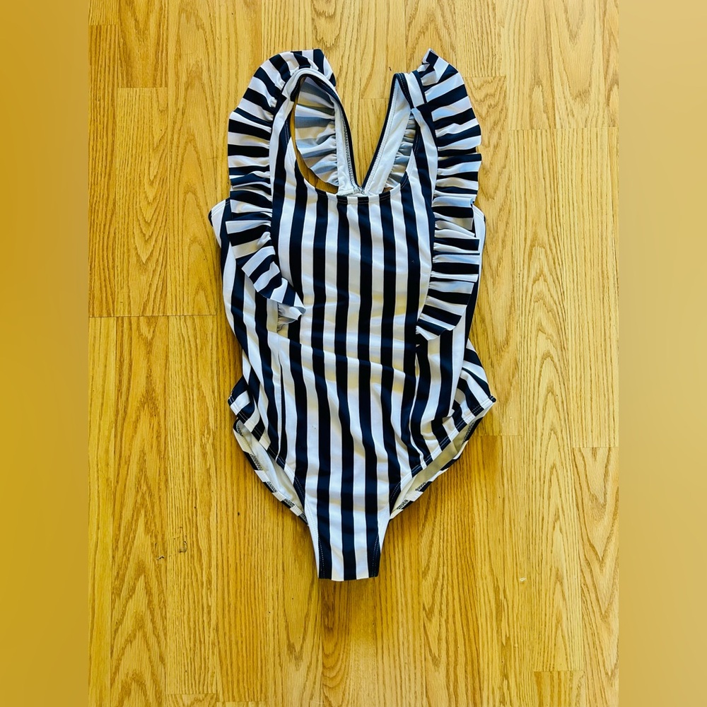 Striped Girls Swimwear Sz 14/16 Plus